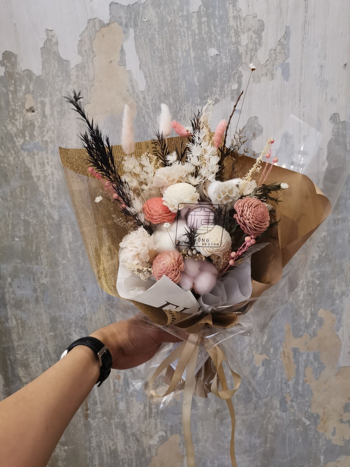 Preserved And Dry Flower Bouquet (By: Zhong Florist from Penang)