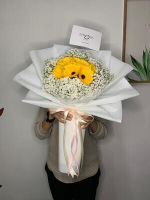 10 Daisy+Baby Breath L (By: Rovtea Empire from Ampang)