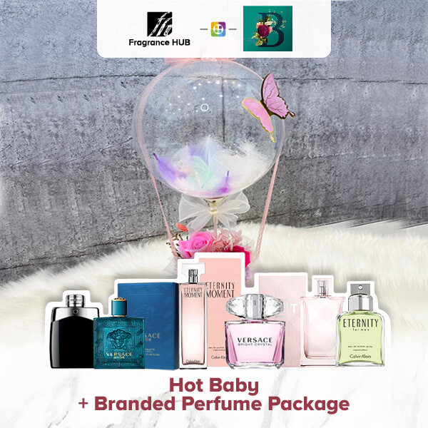 Hot Baby + Fragrance Hub Branded Perfume (By: The Bliss Florist from Melaka)