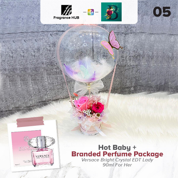 Hot Baby + Fragrance Hub Branded Perfume (By: The Bliss Florist from Melaka)