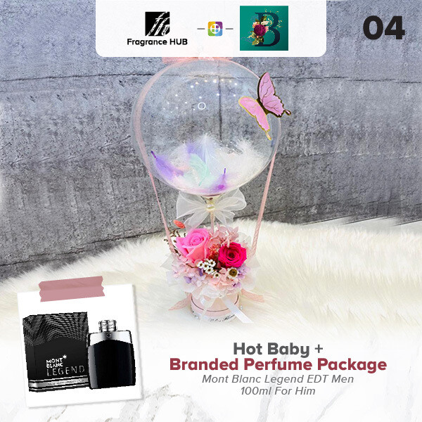 Hot Baby + Fragrance Hub Branded Perfume (By: The Bliss Florist from Melaka)