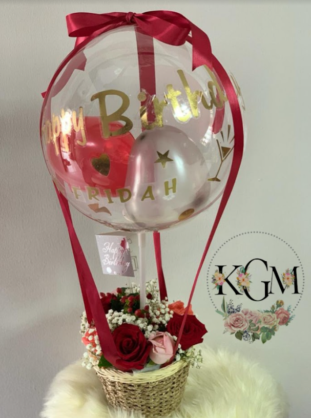 Red Air Balloon (By: Keshwini Florist from KL