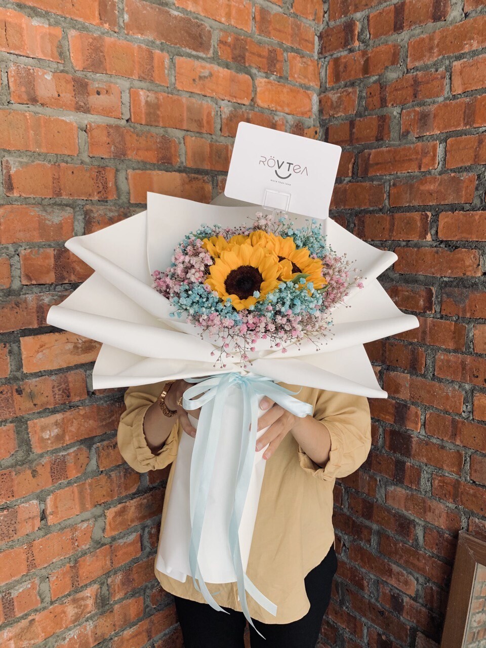 3 SUNFLOWER+BABY BREATH MIX (By: Rovtea Empire from Ampang)