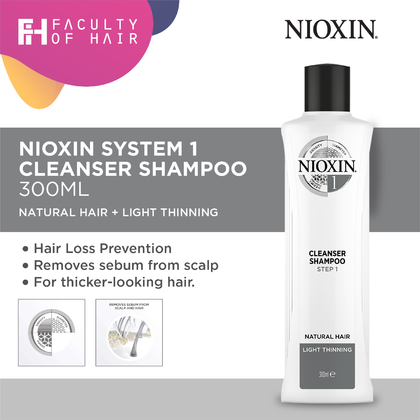 Nioxin System 1 Shampoo 300ml (By: Faculty of Hair)