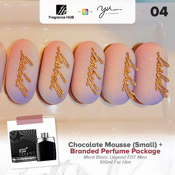Chocolate Mousse (Small) + Fragrance Hub Branded Perfume (By: Yu.Qi Pastries from KL)