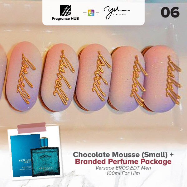 Chocolate Mousse (Small) + Fragrance Hub Branded Perfume (By: Yu.Qi Pastries from KL)