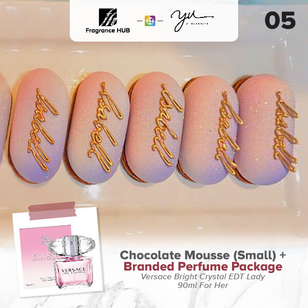 Chocolate Mousse (Small) + Fragrance Hub Branded Perfume (By: Yu.Qi Pastries from KL)