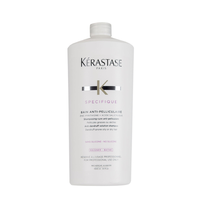 Kerastase Specifique Bain Anti-Pelliculaire Anti-Dandruff Solution Shampoo (Dandruff-Prone Oily Or Dry Hair) 1000ml (By: Faculty of Hair)