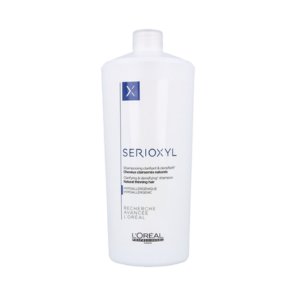 Loreal Professional Serioxyl Natural Thinning Hair Clarifying &amp; Densifying Shampoo 1000ml Anti Hair Loss (By: Faculty of Hair)
