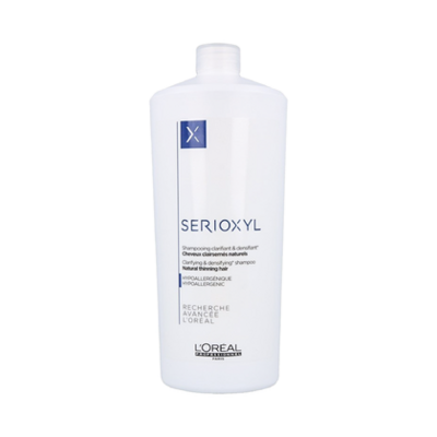 Loreal Professional Serioxyl Natural Thinning Hair Clarifying &amp; Densifying Shampoo 1000ml Anti Hair Loss (By: Faculty of Hair)