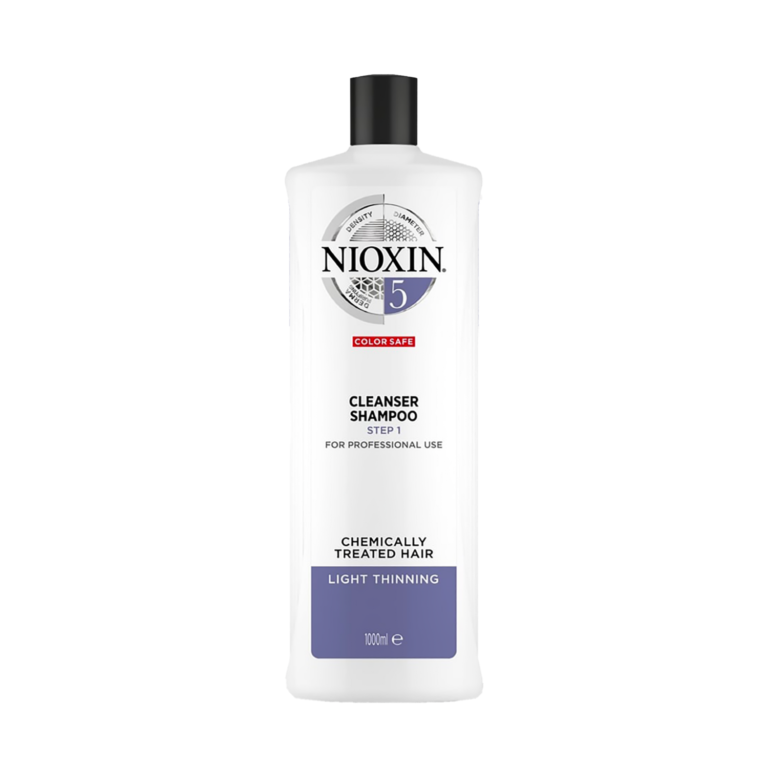 NIOXIN System 5 Cleanser Shampoo For Chemically Treated Hair With Light Thinning 1000ml (By: Faculty of Hair)