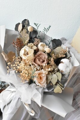 Vintage Preserved Dry Flower Bouquet (By: De Paris from Pulau Pinang)