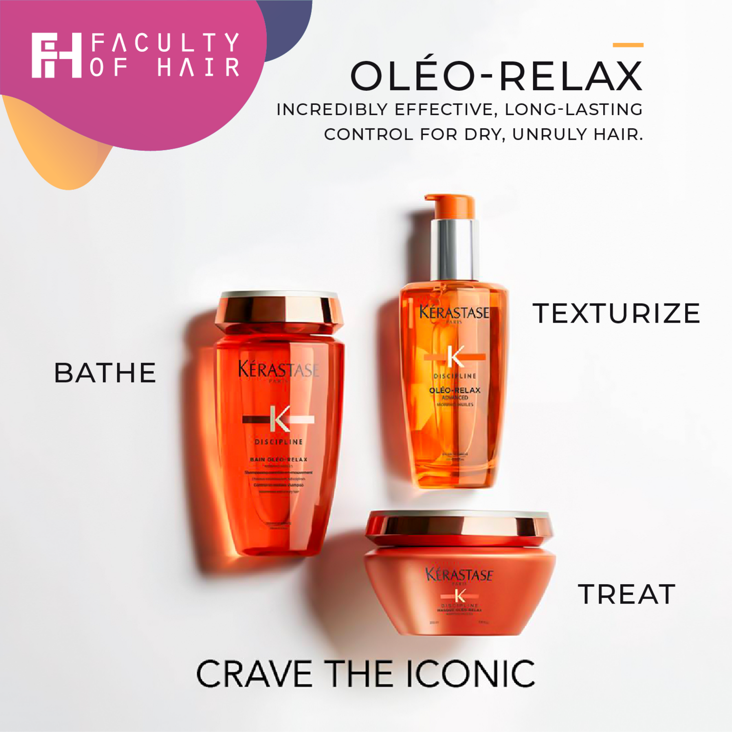 Kerastase Discipline Oleo-Relax Smoothing Mask 200ml (By: Faculty of Hair)