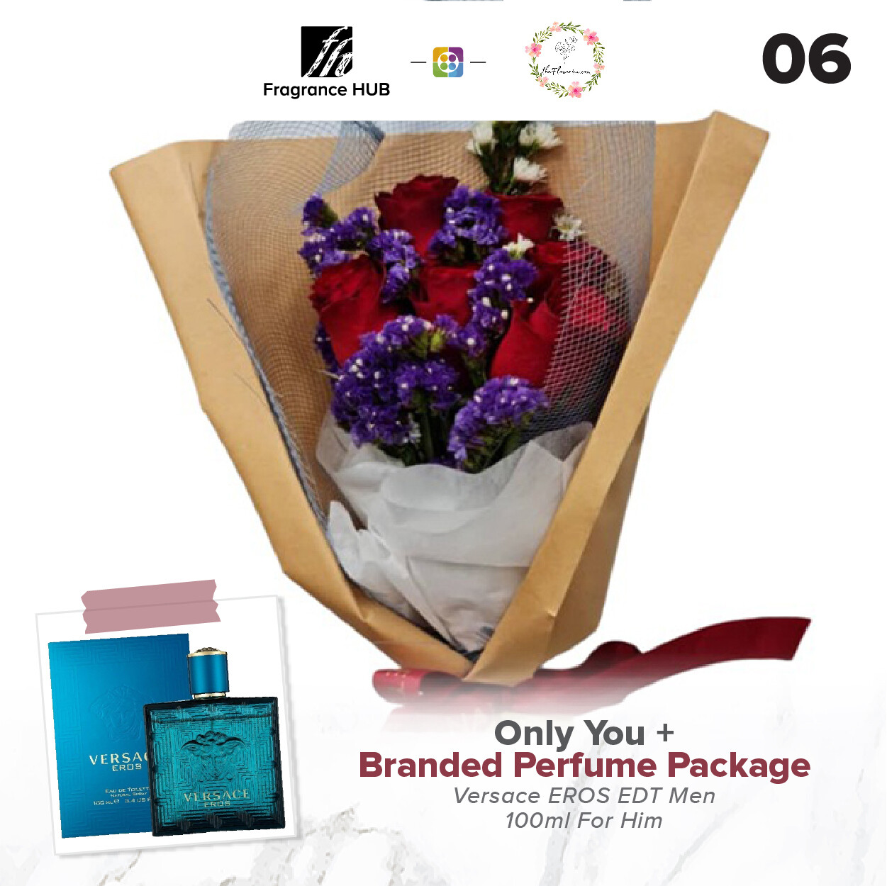 Only You + Fragrance Hub Branded Perfume (By: Flower 4 U from Petaling Jaya)