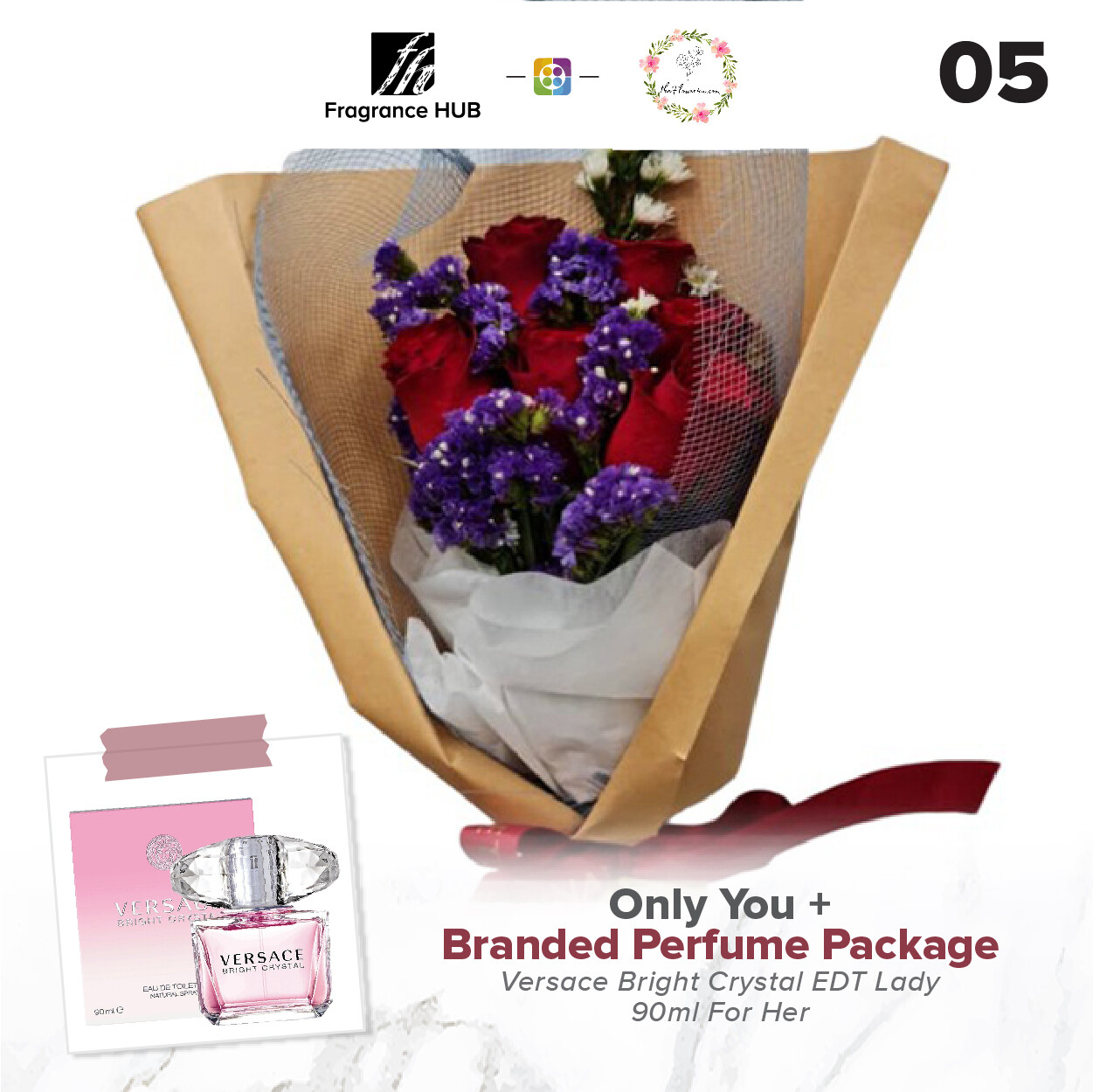 Only You + Fragrance Hub Branded Perfume (By: Flower 4 U from Petaling Jaya)