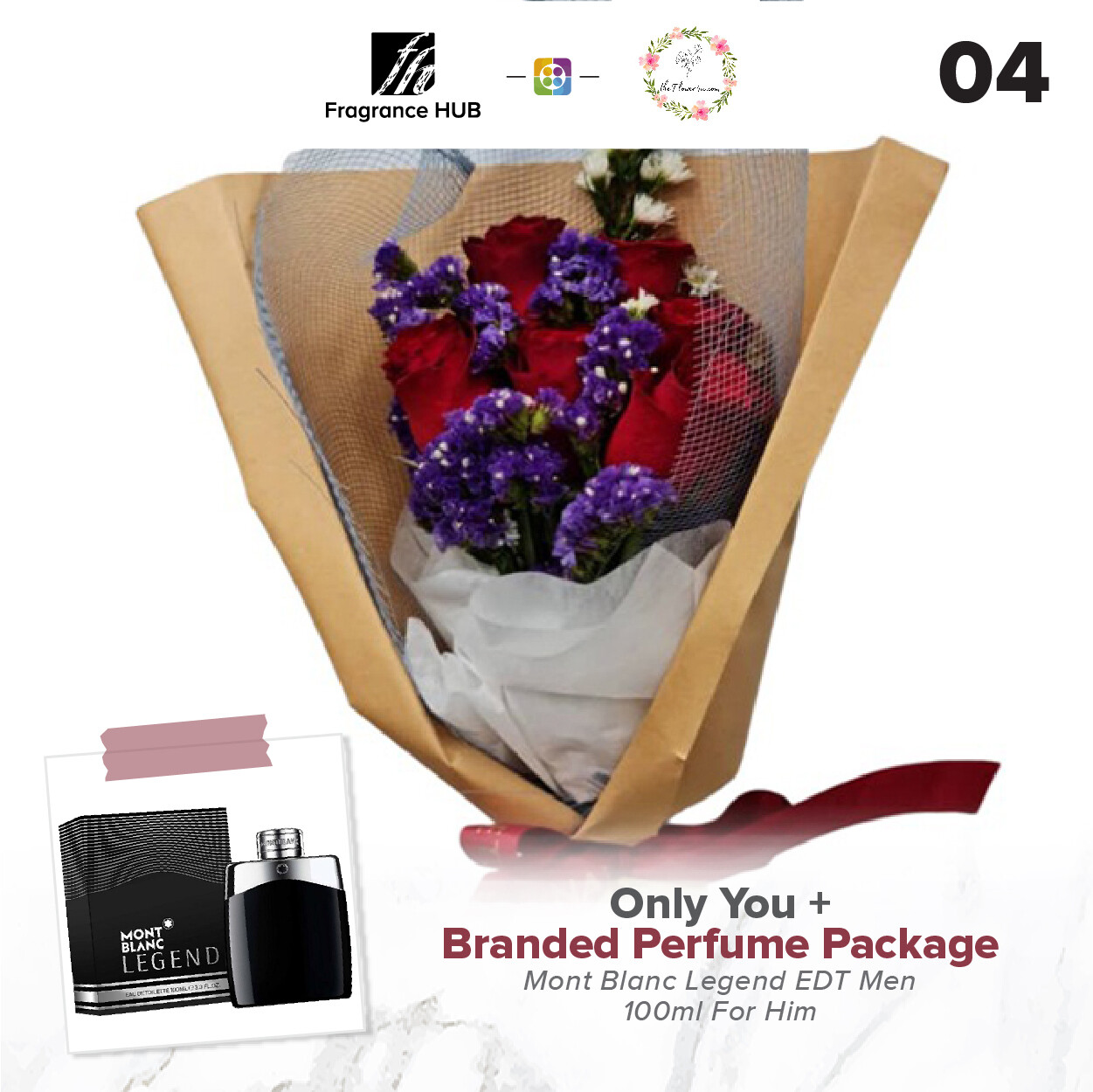 Only You + Fragrance Hub Branded Perfume (By: Flower 4 U from Petaling Jaya)
