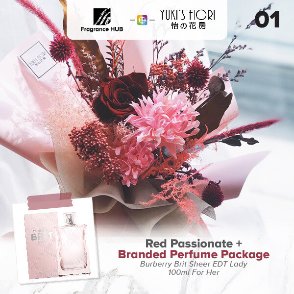 Red Passionate + Fragrance Hub Branded Perfume (By: Yuki Flori from Bukit Jalil)