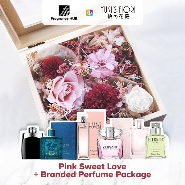 Pink Sweet Love + Fragrance Hub Branded Perfume (By: Yuki Flori from Bukit Jalil)