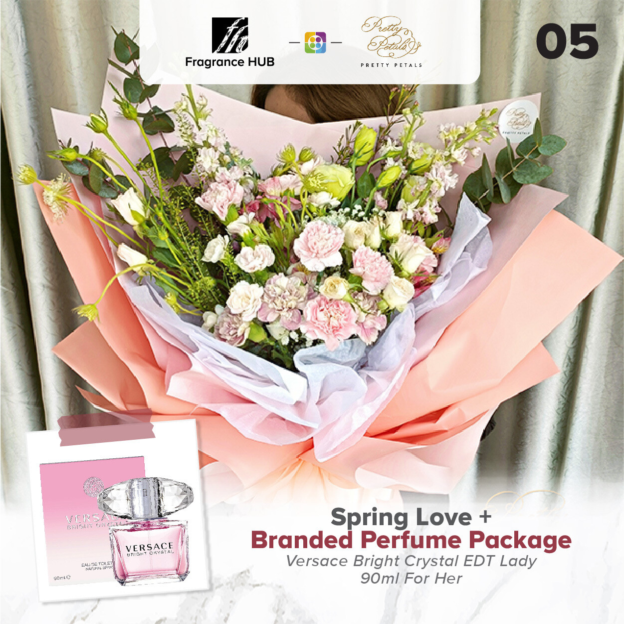 Spring Love + Fragrance Hub Branded Perfume (By: Pretty Petals from Kuching)