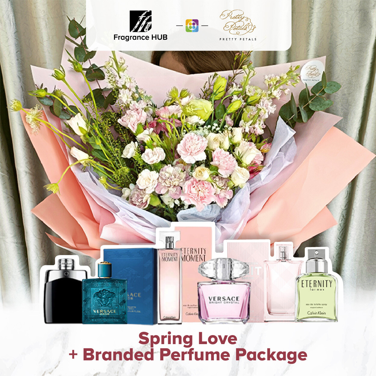 Spring Love + Fragrance Hub Branded Perfume (By: Pretty Petals from Kuching)