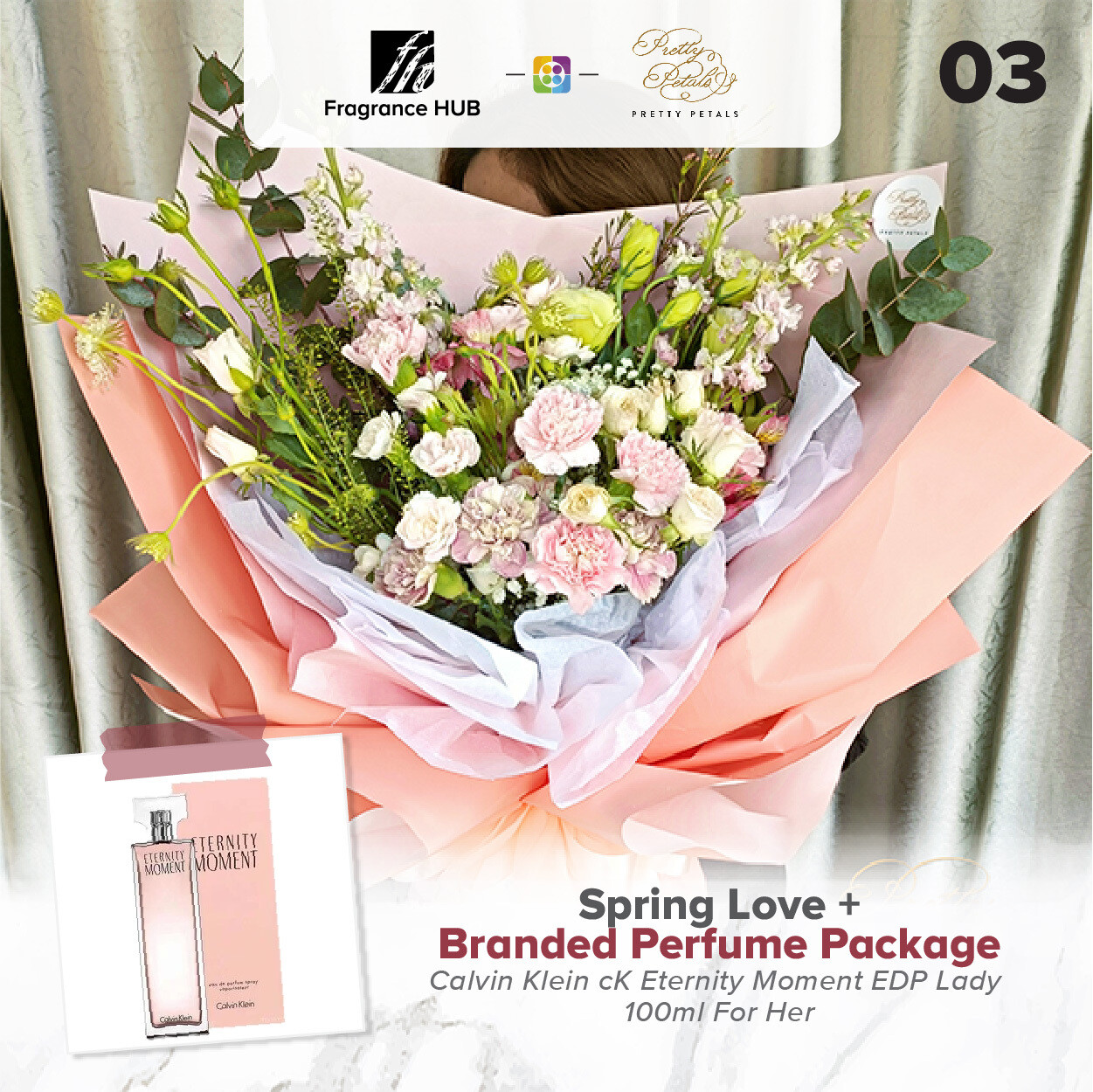 Spring Love + Fragrance Hub Branded Perfume (By: Pretty Petals from Kuching)
