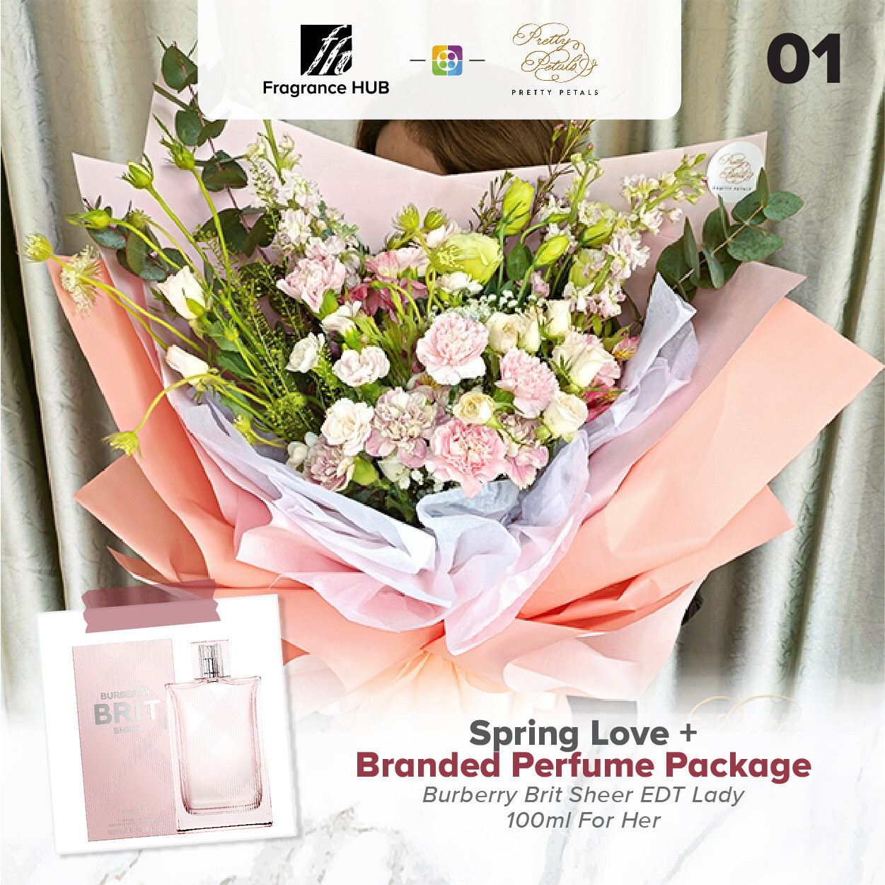 Spring Love + Fragrance Hub Branded Perfume (By: Pretty Petals from Kuching)