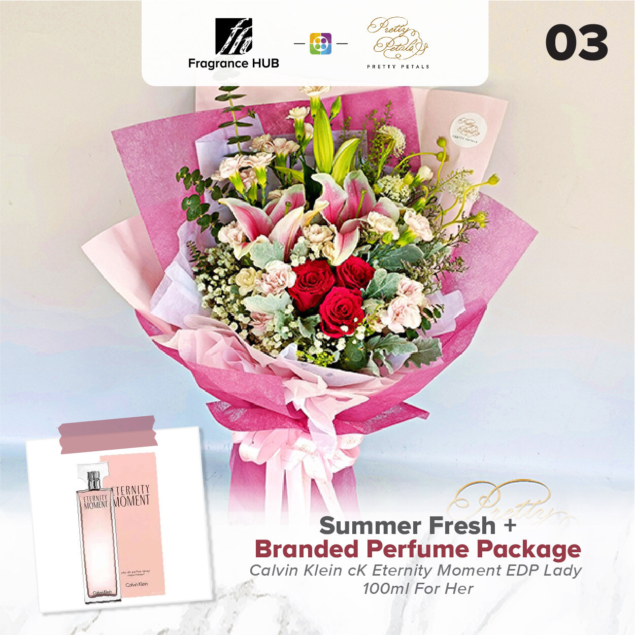 Summer Fresh + Fragrance Hub Branded Perfume (By: Pretty Petals from Kuching)