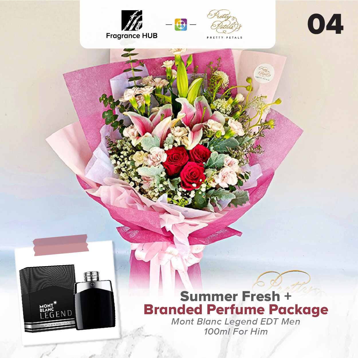 Summer Fresh + Fragrance Hub Branded Perfume (By: Pretty Petals from Kuching)