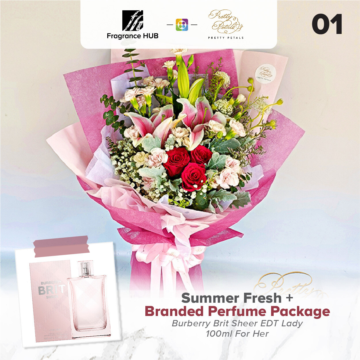Summer Fresh + Fragrance Hub Branded Perfume (By: Pretty Petals from Kuching)