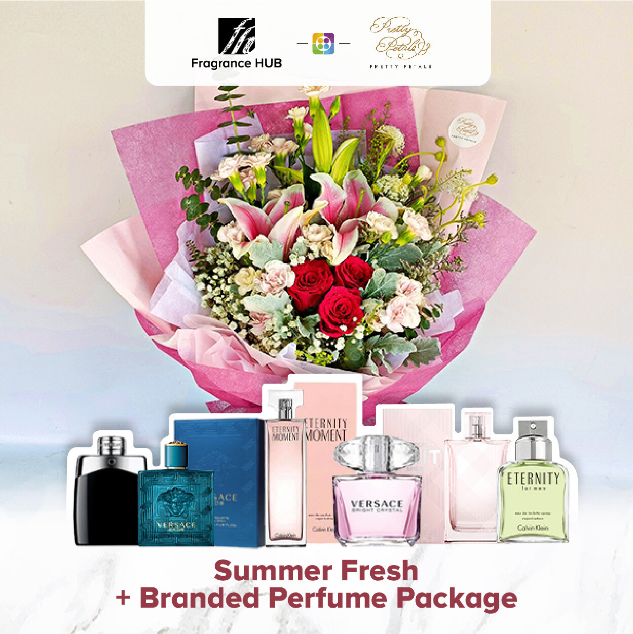 Summer Fresh + Fragrance Hub Branded Perfume (By: Pretty Petals from Kuching)