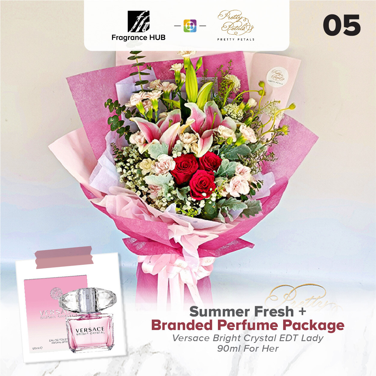 Summer Fresh + Fragrance Hub Branded Perfume (By: Pretty Petals from Kuching)