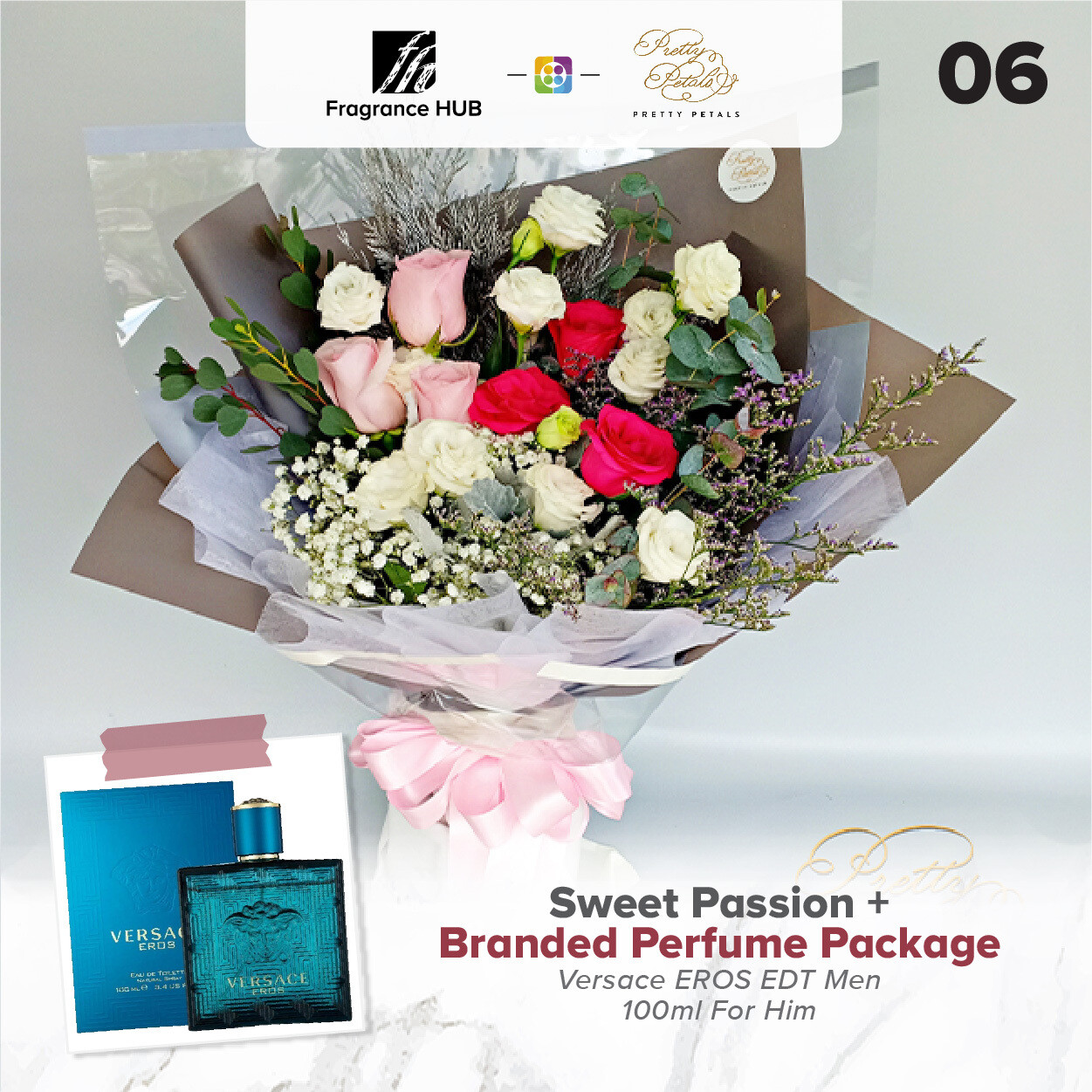Sweet Passion + Fragrance Hub Branded Perfume (By: Pretty Petals from Kuching)