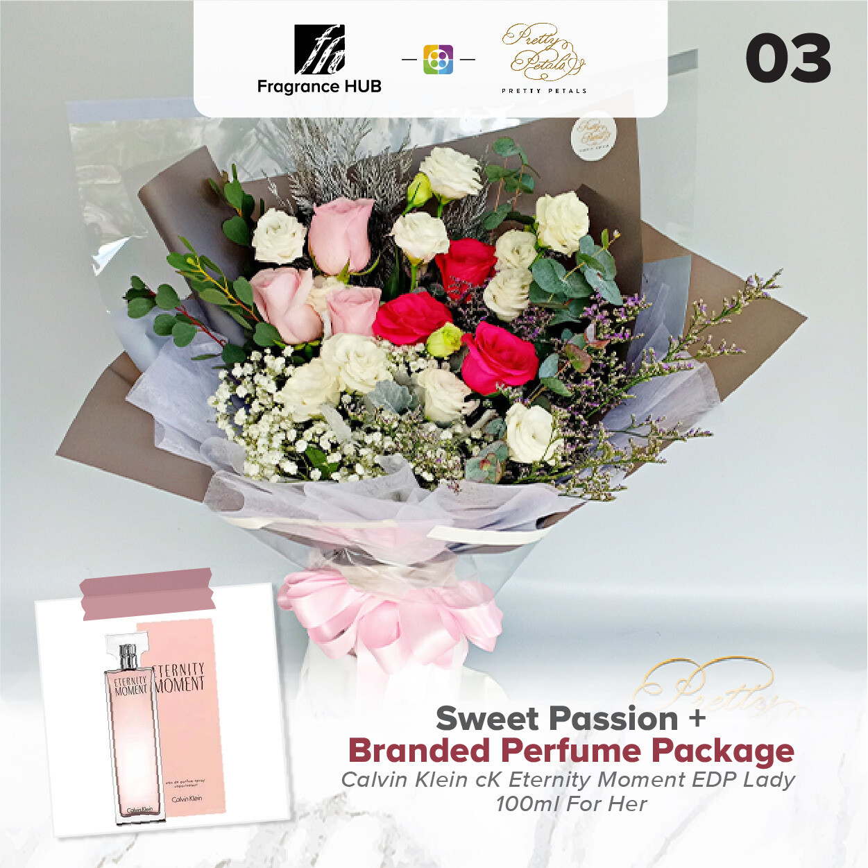 Sweet Passion + Fragrance Hub Branded Perfume (By: Pretty Petals from Kuching)