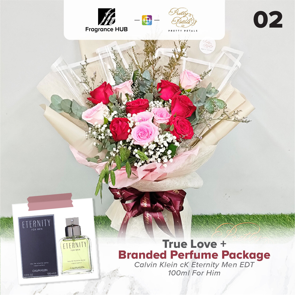 True Love + Fragrance Hub Branded Perfume (By: Pretty Petals from Kuching)
