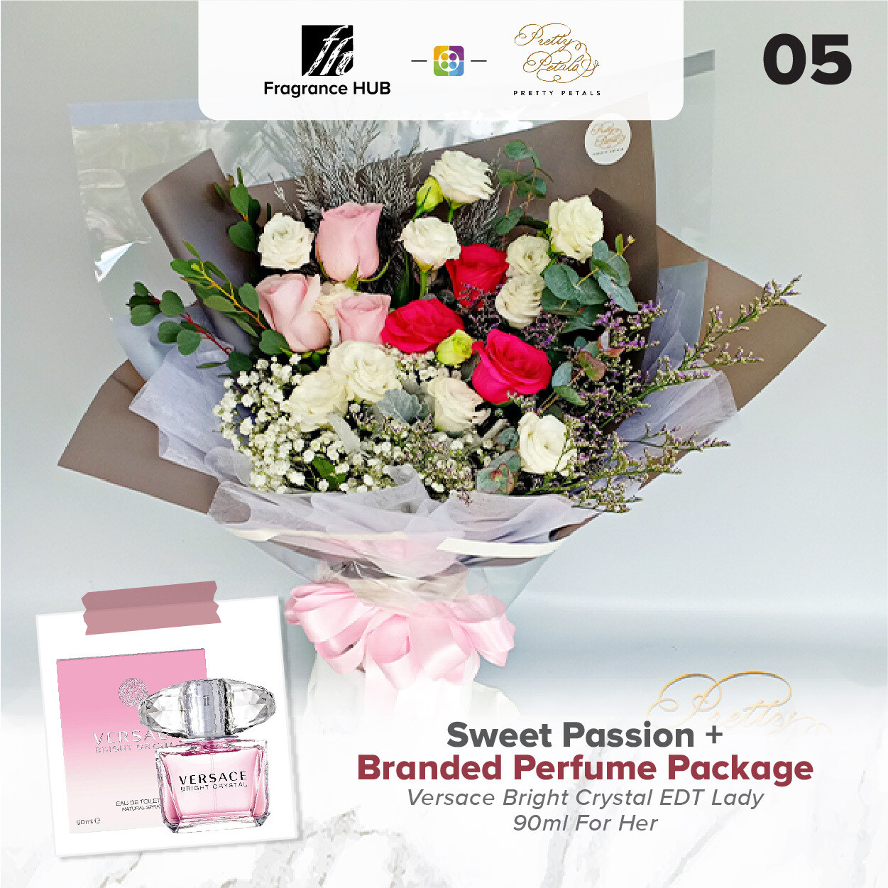 Sweet Passion + Fragrance Hub Branded Perfume (By: Pretty Petals from Kuching)