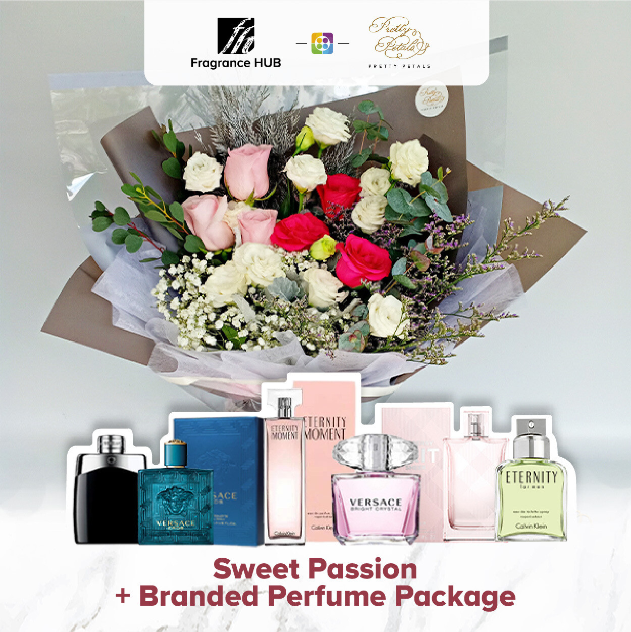 Sweet Passion + Fragrance Hub Branded Perfume (By: Pretty Petals from Kuching)