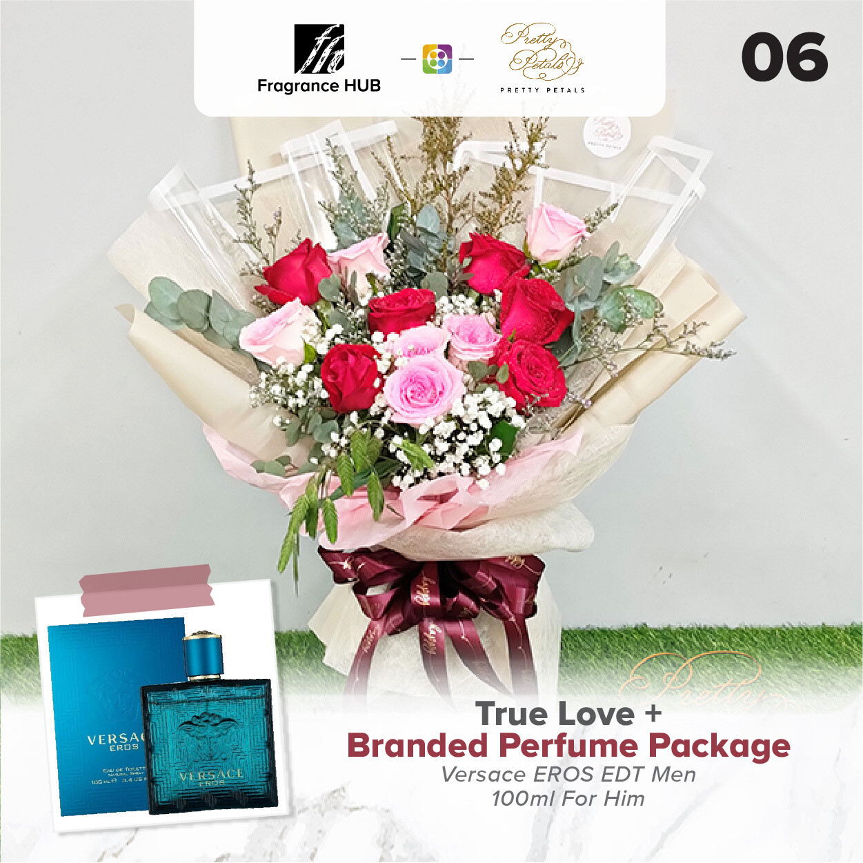 True Love + Fragrance Hub Branded Perfume (By: Pretty Petals from Kuching)