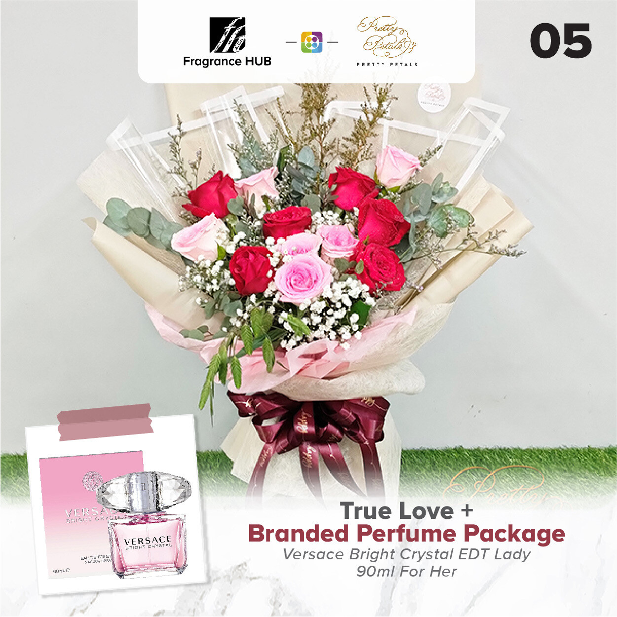True Love + Fragrance Hub Branded Perfume (By: Pretty Petals from Kuching)