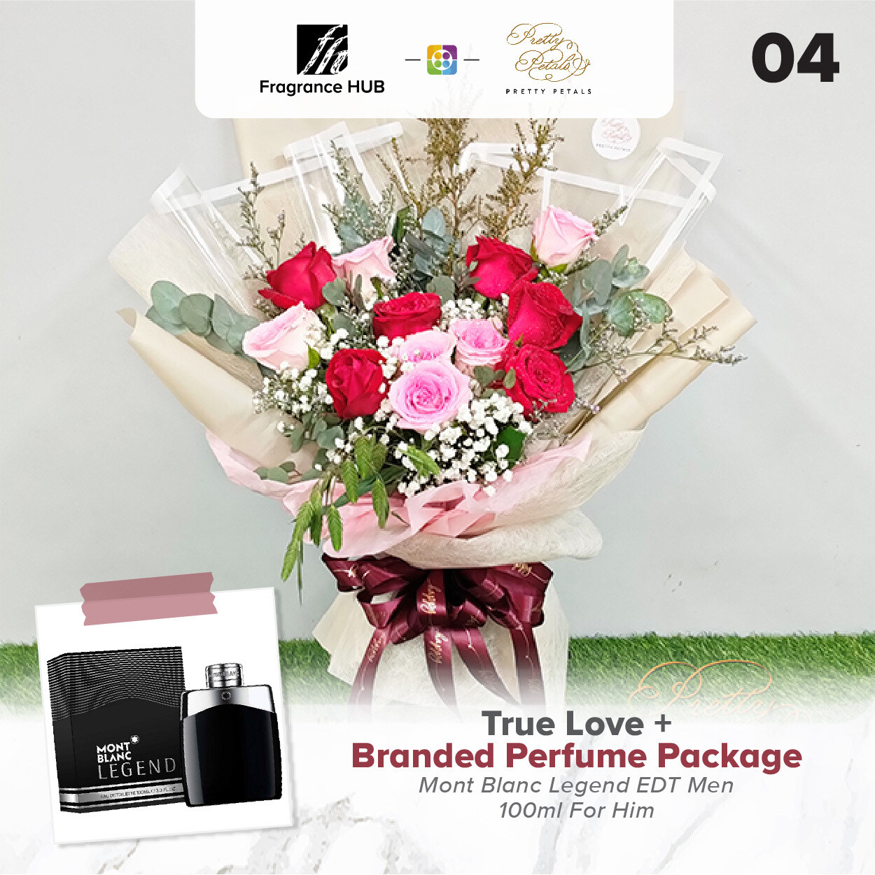 True Love + Fragrance Hub Branded Perfume (By: Pretty Petals from Kuching)