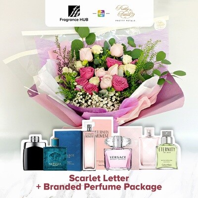 Scarlet Letter + Fragrance Hub Branded Perfume (By: Pretty Petals from Kuching)