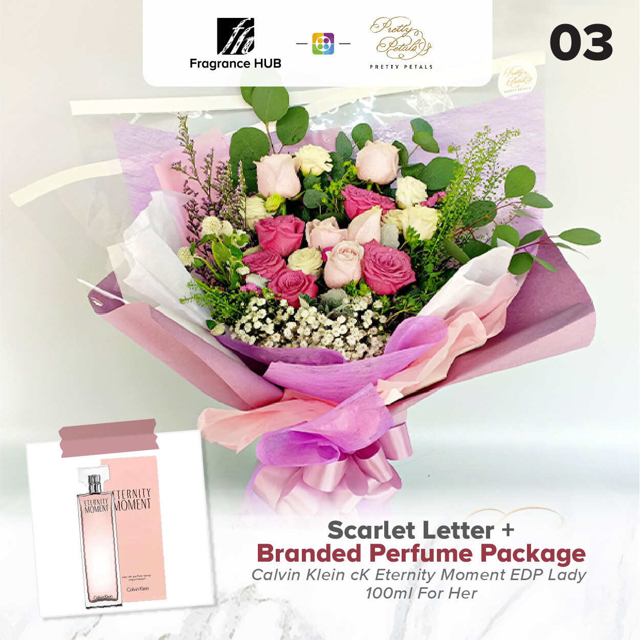Scarlet Letter + Fragrance Hub Branded Perfume (By: Pretty Petals from Kuching)