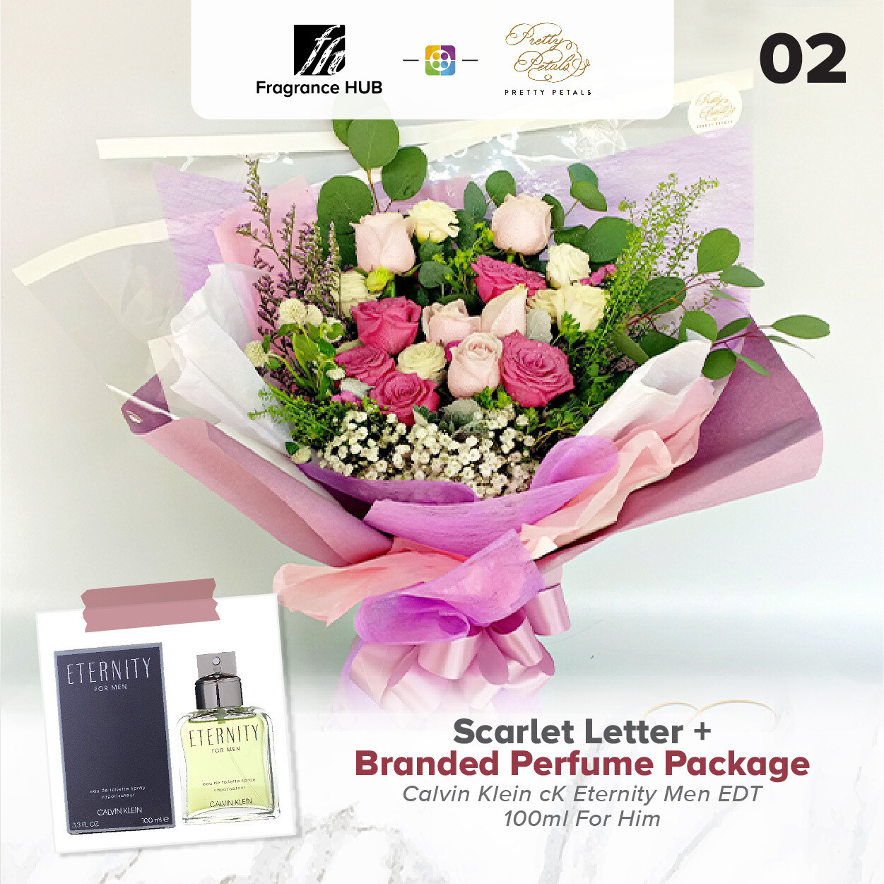 Scarlet Letter + Fragrance Hub Branded Perfume (By: Pretty Petals from Kuching)