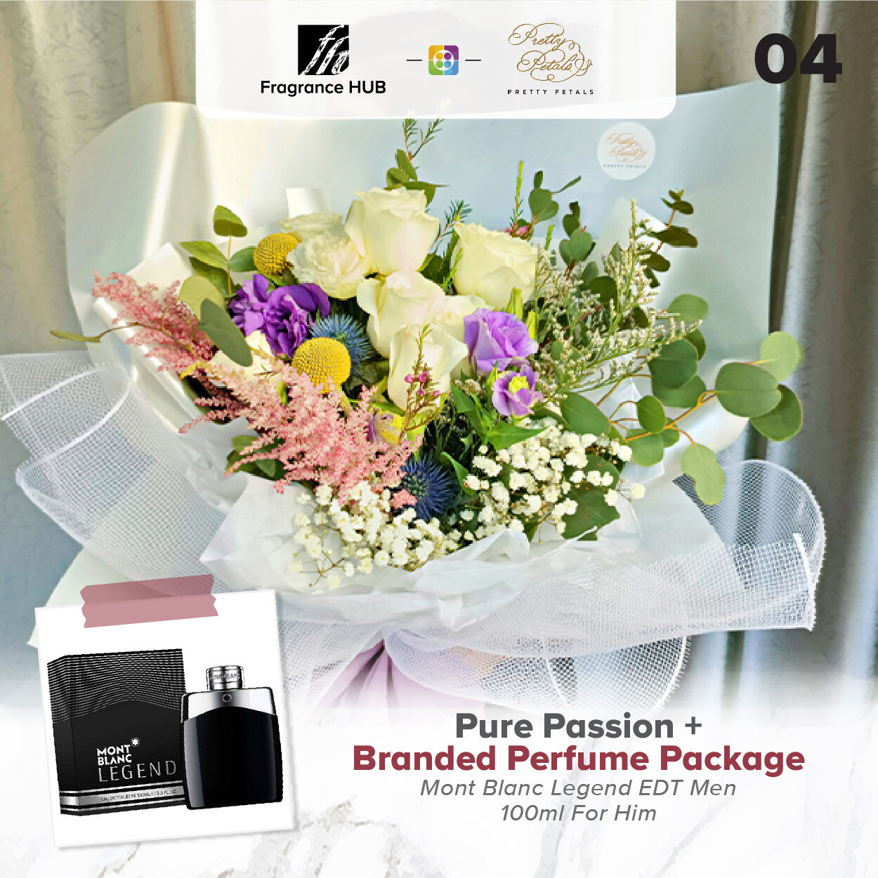 Pure Passion + Fragrance Hub Branded Perfume (By: Pretty Petals from Kuching)