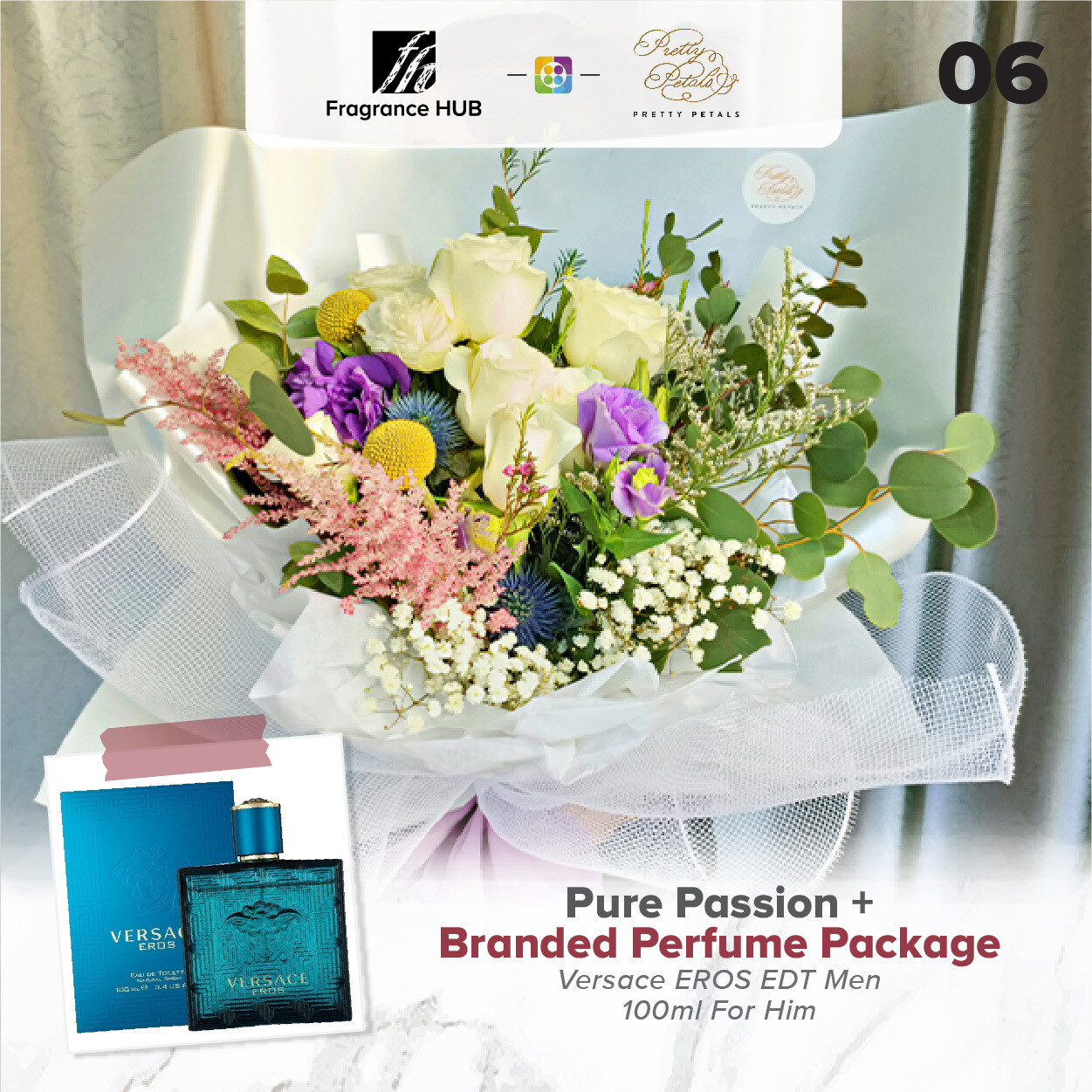 Pure Passion + Fragrance Hub Branded Perfume (By: Pretty Petals from Kuching)