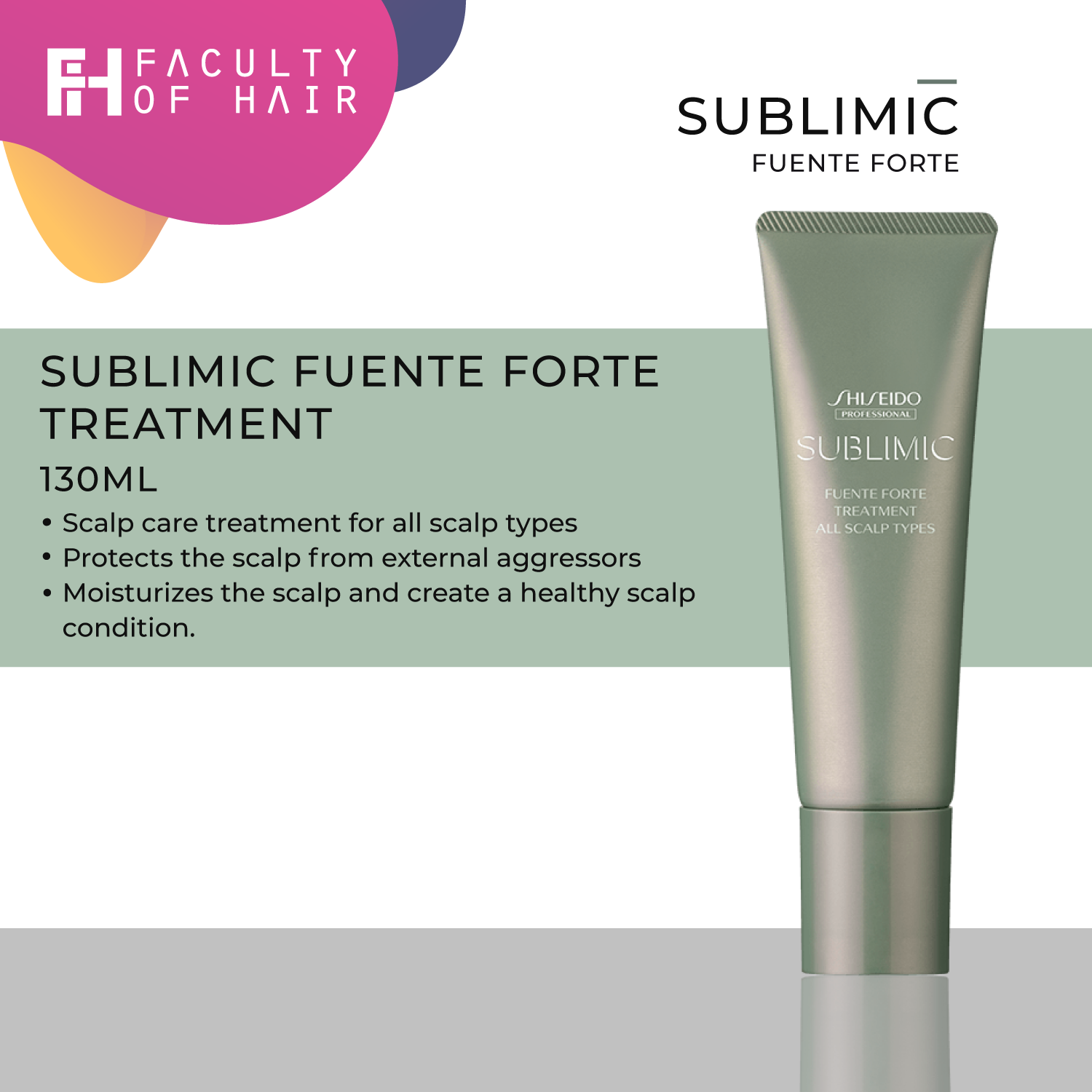 Shiseido Professional Sublimic Fuente Forte Treatment 130g (By: Faculty of Hair)