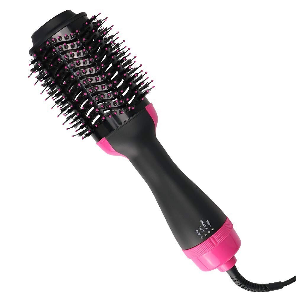Hair Dryer Brush Volumizer Hot Air Comb Negative Ion Hair Straigntener负离子吹风梳头发蓬松神器蓬蓬电吹风机筒干吹发吹梳一体热风内扣 (By: Faculty of Hair)
