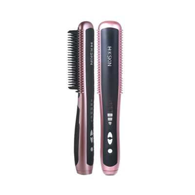 KSkin Mini Portable Electric Hair Straightener Curler Brush KD388A Hair Straightener Comb 金稻直发梳两用蛋卷头网红款迷你夹板羊毛卷发棒大卷懒人女迷小型 (By: Faculty of Hair)