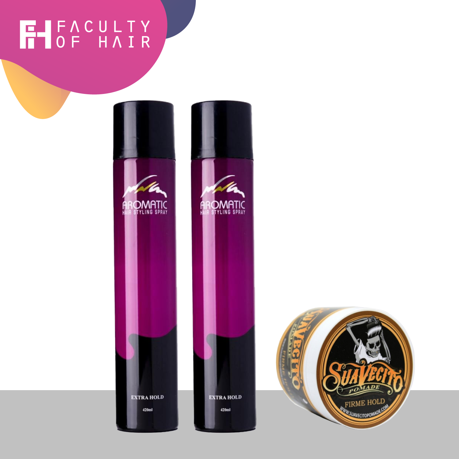 Aromatic Hair Styling Spray Extra Hold 420ml (West Malaysia Only) (By: Faculty of Hair)
