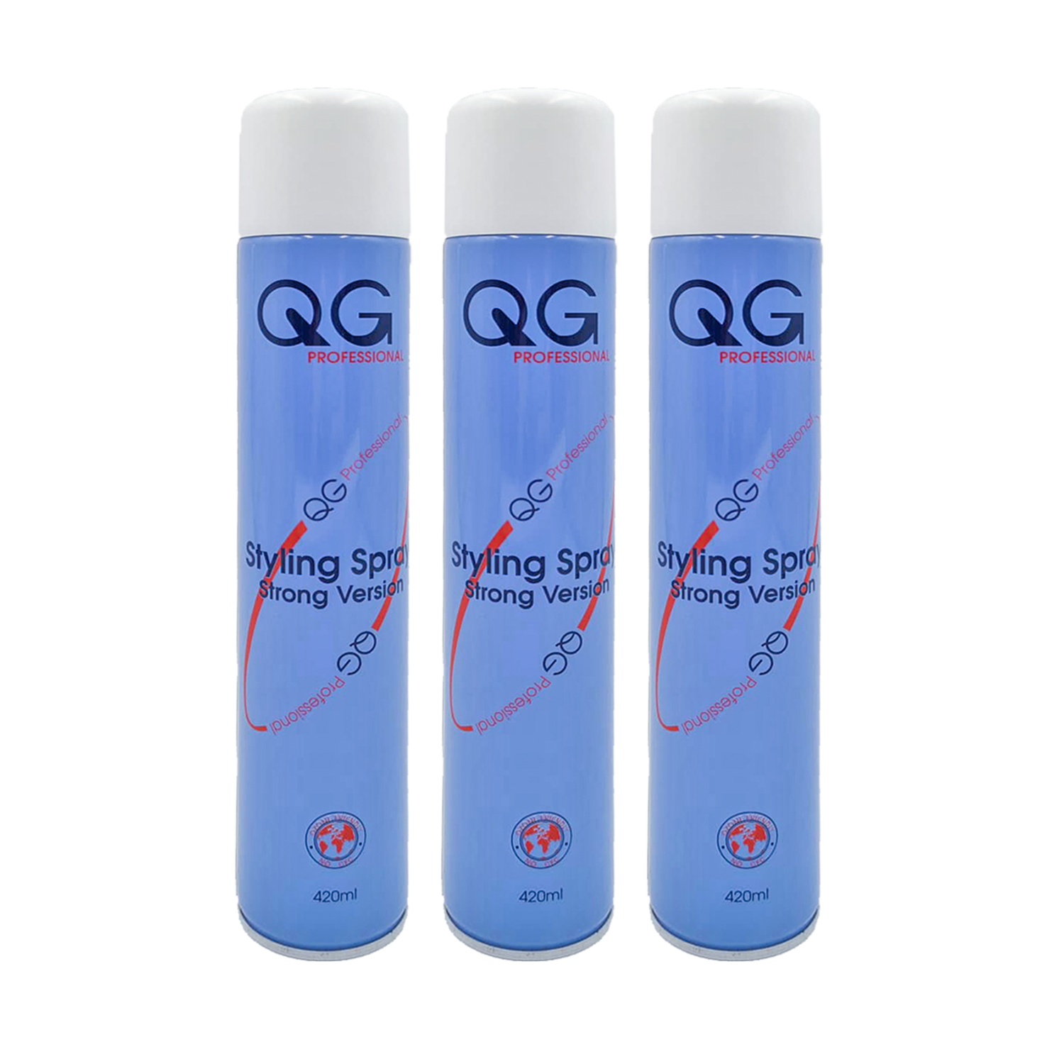 QG Hair Spray Professional Styling Spray CFC FREE STRONG VERSION (BETTER AND MORE PREMIUM THAN AROMATIC SPRAY) (By: Faculty of Hair)