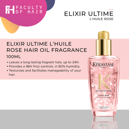 Kerastase Elixir Ultime L&#39;Huile Rose Hair Oil Fragrance 100ml (By: Faculty of Hair)